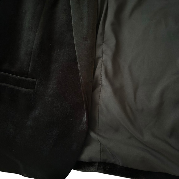 Rickis Velveteen Lined Blazer Black, Large, Single Button *NWOT* - Picture 11 of 14